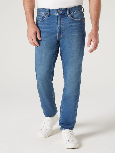 Knit Slim Tapered Jeans