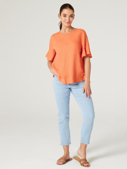 Alivia Ruffle Hem Top