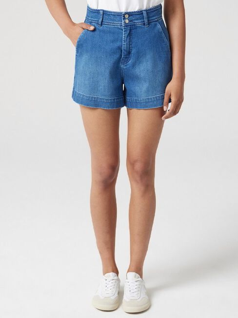 Georgia Tummy Trimmer Denim Short