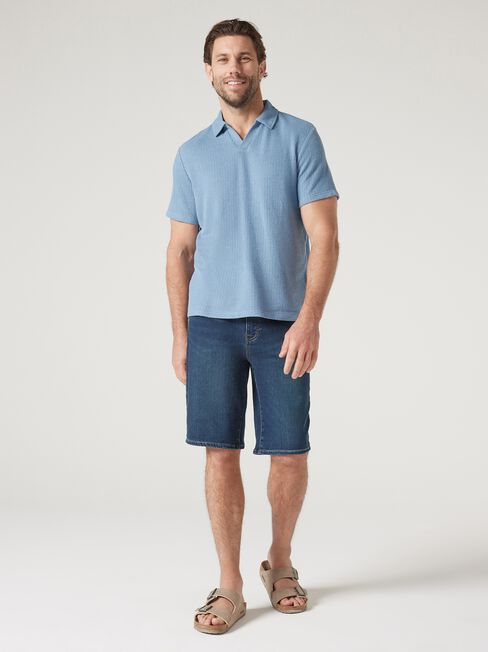 Short Sleeve Jasper Textured Polo