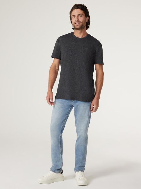 SS Jacquard Print Crew Tee
