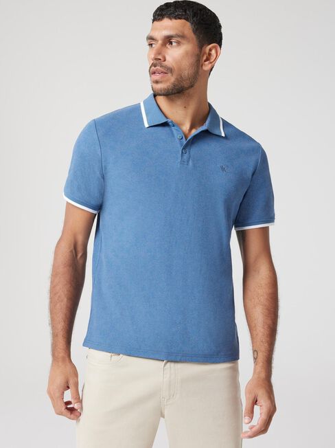 Short Sleeve Sasha Tipped Polo