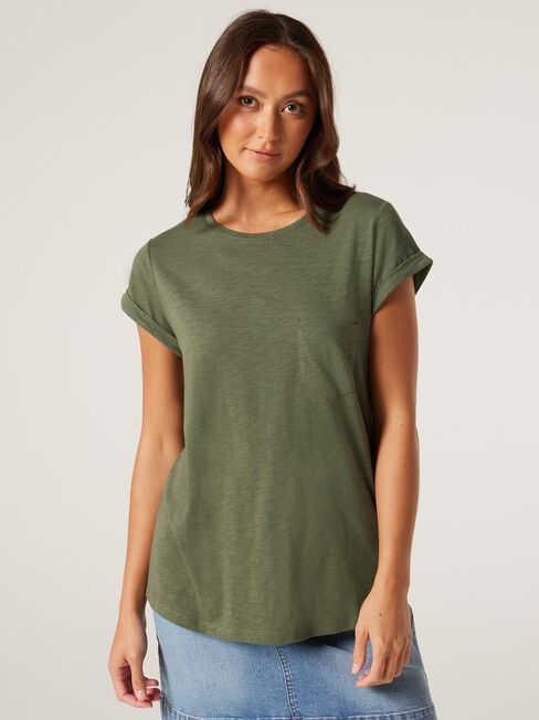 Essential Slub Pocket Tee