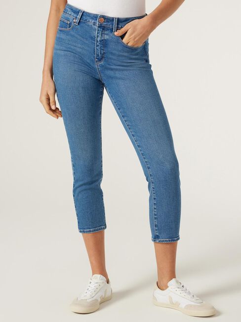 Kara Mid Waisted Skinny Capri
