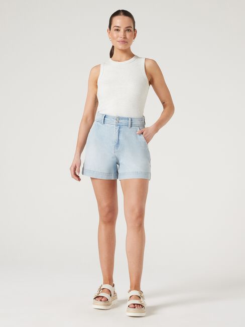 Georgia Tummy Trimmer Denim Short