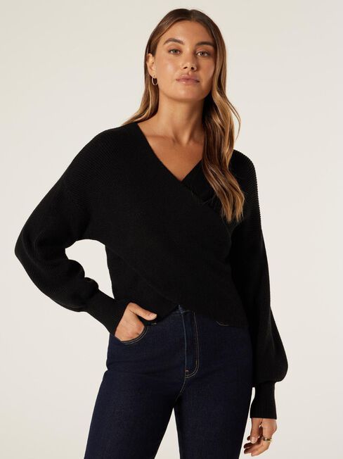 Ruby Rib Cross Front Knit