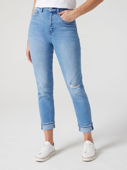 Brooke Tapered Crop Jeans