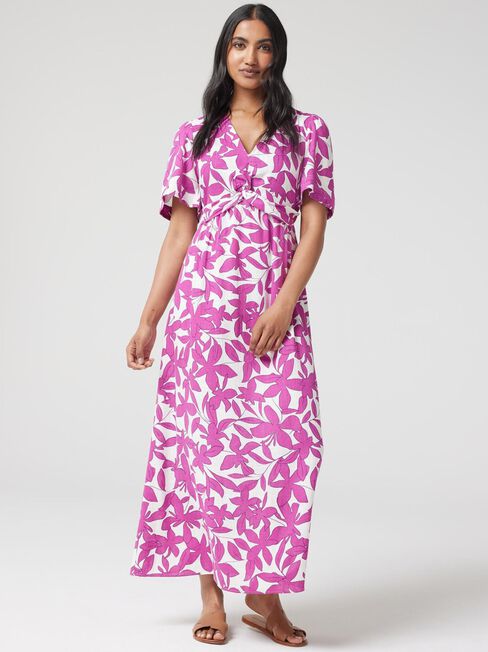 Tulip Twist Front Dress