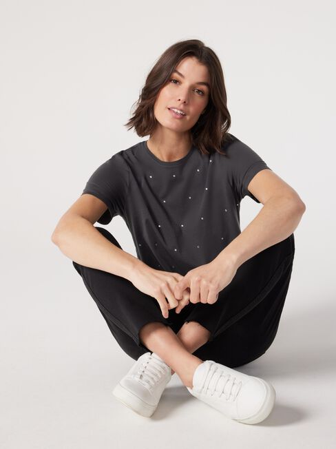 Erin Stud Detail Tee