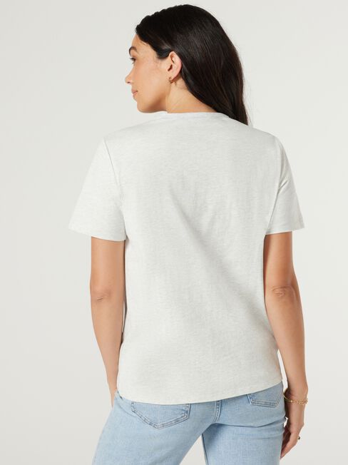 J-Luxe Tee, Grey Marle, hi-res