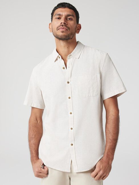 SS Wolf Textured Shirt