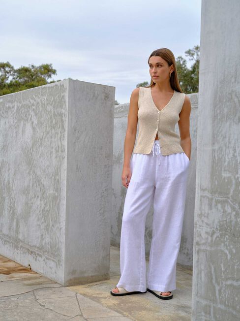 Penelope Button Thru Top