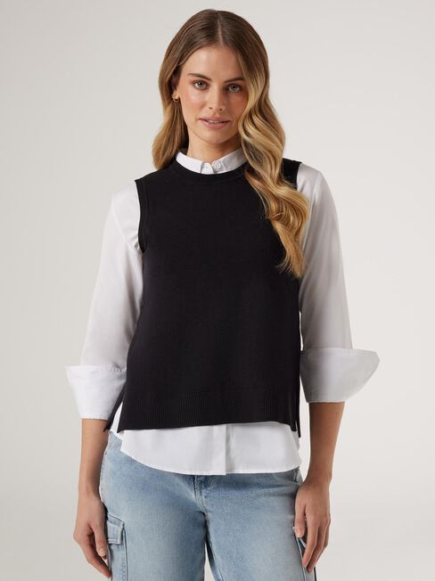 Genevieve Split Back Vest