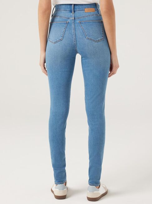 Tummy Trimmer Skinny Jeans, Vintage Wash, hi-res