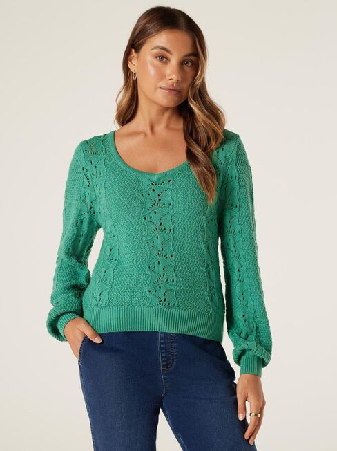 Billy Blouson Slv Knit