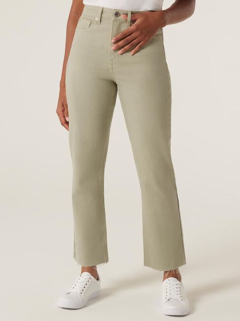 Demi High Waisted Straight Jeans