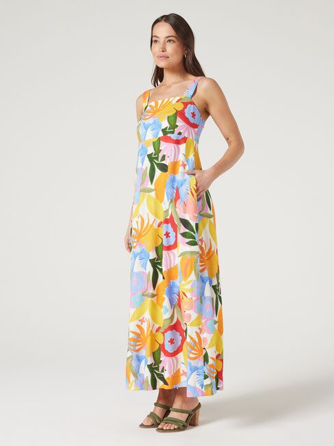 Priya Sleeveless Dress, Multi, hi-res