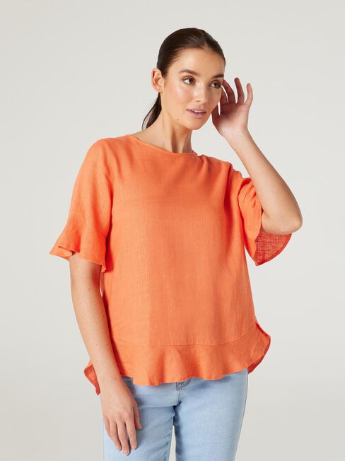 Alivia Ruffle Hem Top