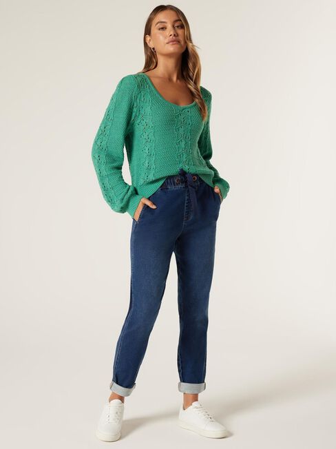 Billy Blouson Slv Knit