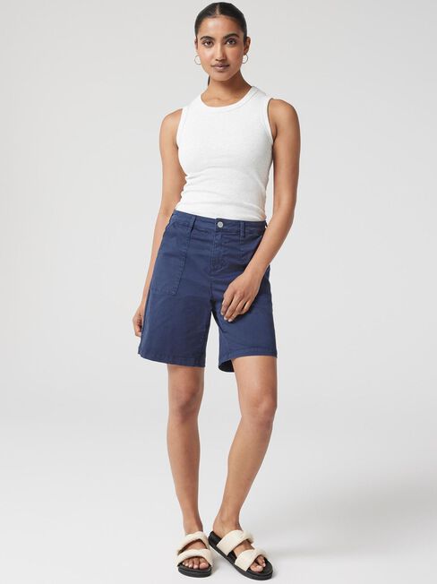 Libby Bermuda Denim Walk Short