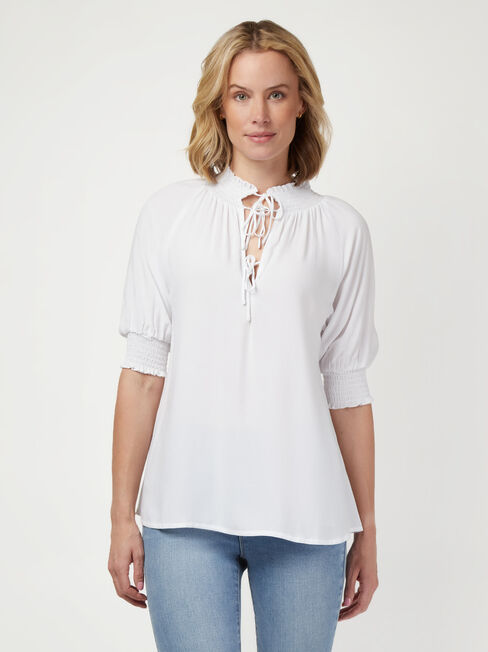 Tillie Tie Front Top