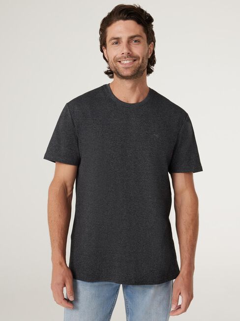 SS Jacquard Print Crew Tee
