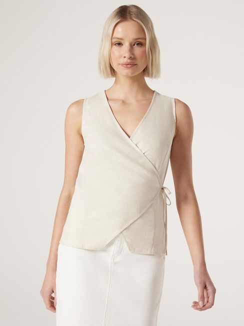 Rhodes Wrap Top