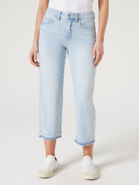Annie Mid Waisted Straight Capri