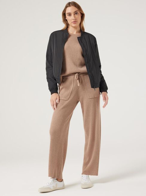 J-Luxe Rib Raglan Top