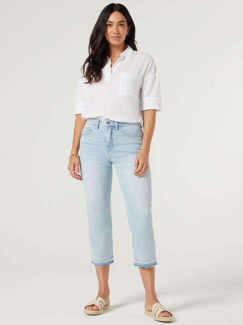 Cassie Textured Cotton Shirt