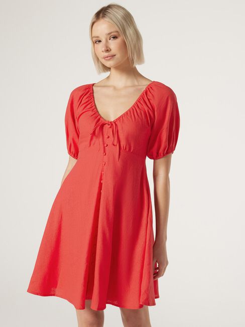 Jamila Button Thru Dress