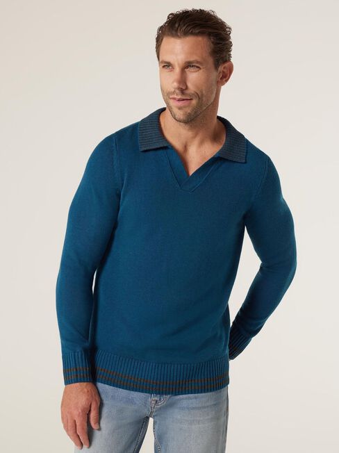 Franklin Open Collar Neck