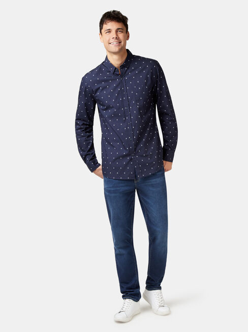 Jensen Long Sleeve Print Shirt