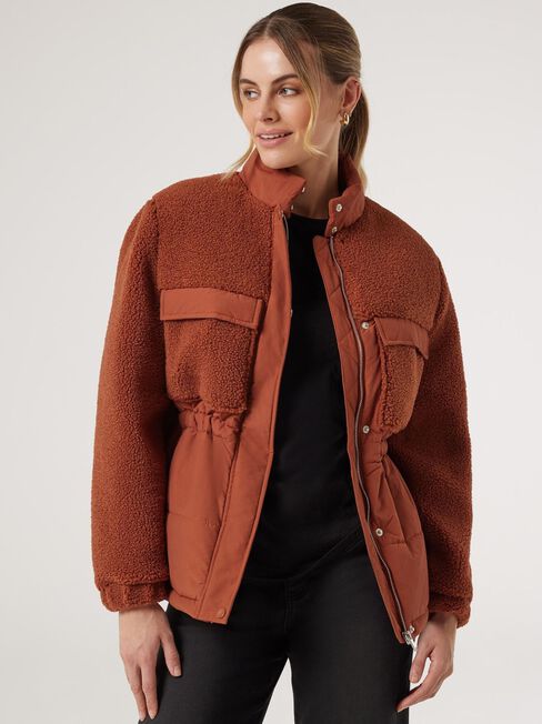 Paige Teddy Puffer Jacket