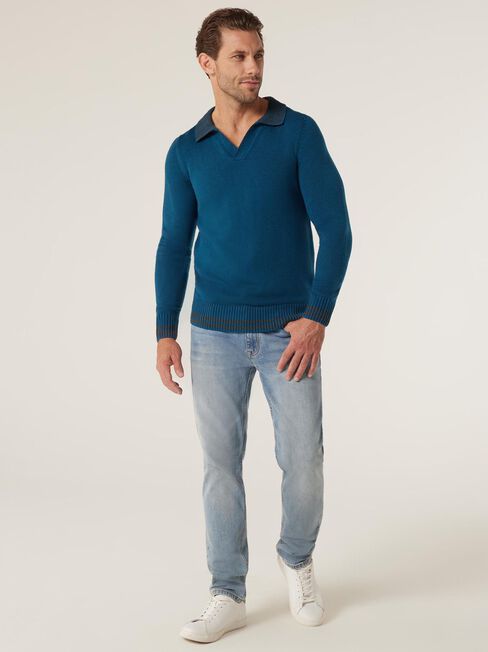 Franklin Open Collar Neck