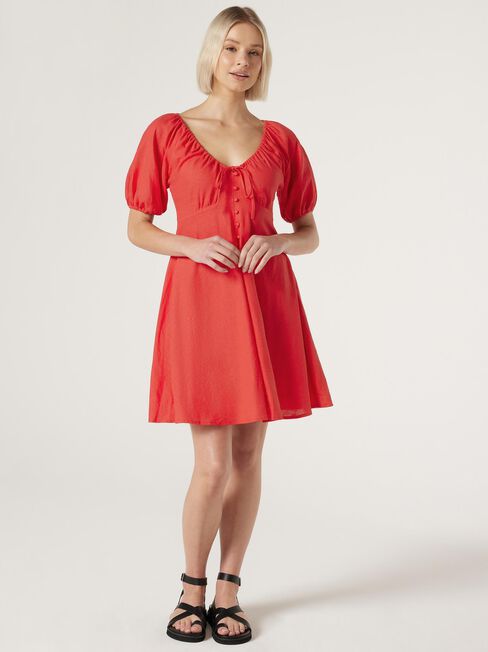 Jamila Button Thru Dress