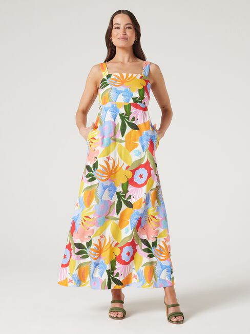 Priya Sleeveless Dress, Multi, hi-res