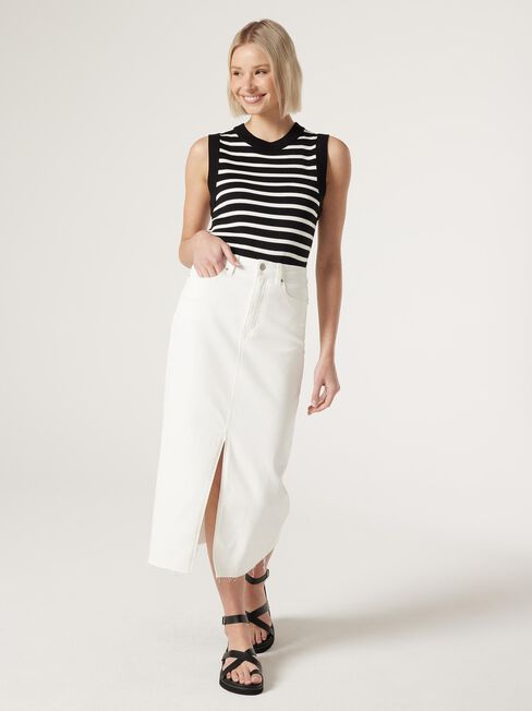 Sarah Stripe Knit Top