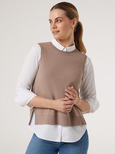 Genevieve Split Back Vest